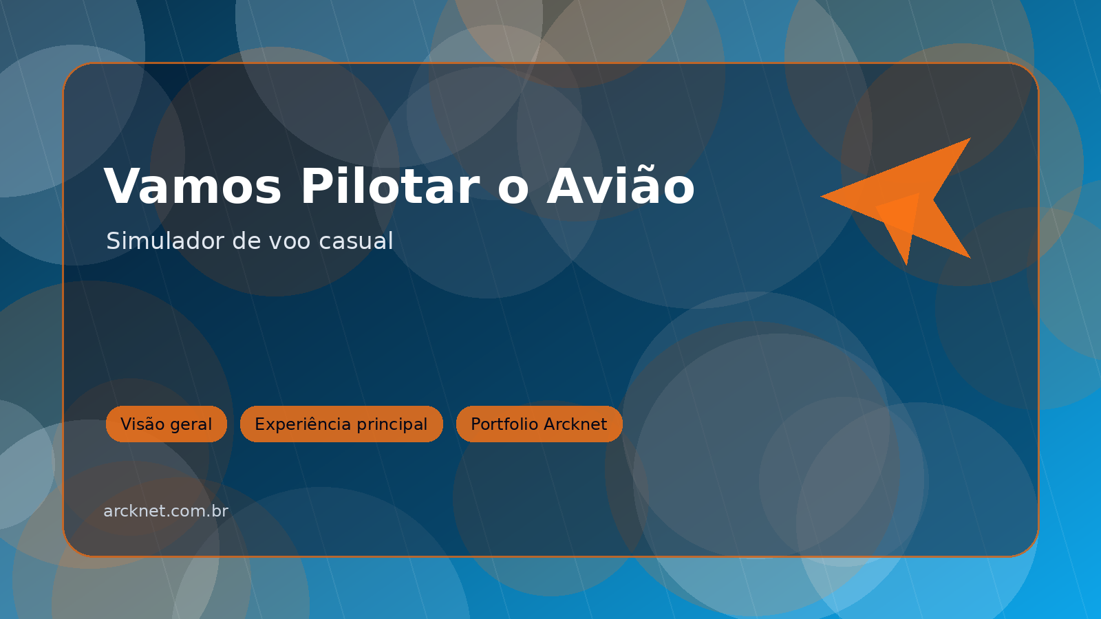 Capa de Vamos Pilotar o Avião